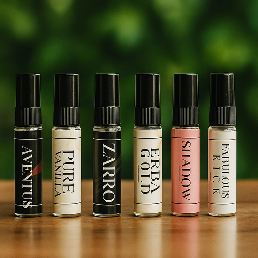 Pack of 6 Perfume Testers (5ml x 6)